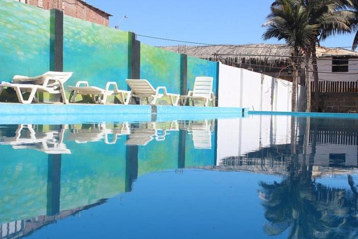 Angeles Del Mar Hotel Máncora Eksteriør billede